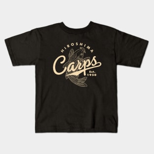 Hiroshima Carps Baseball 2 by Buck Tee Originals Kids T-Shirt